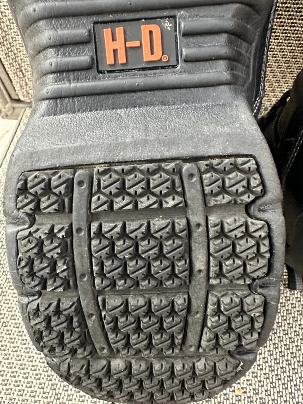 Harley-Davidson Black Men's Lace-Up Motorcycle Boots Size 11 - Picture 9 of 10